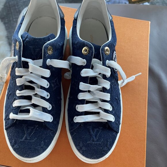 Louis Vuitton Time Out Sneaker Denim - Picture 2 of 14